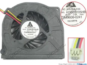 

Detla Electronics KDB05105HB H902 DC 5V 0.37A Server Laptop Cooling Fan