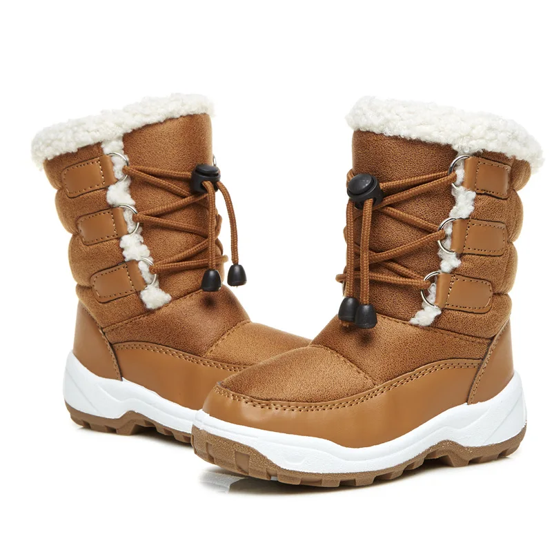 Kids Boots 2018 Winter Children Shoes Waterproof Snow Boots for Girls Kids Boys Rubber Boots Baby bottes filles