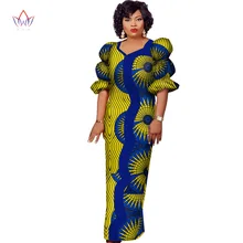 Сделано в Китае модные африканские платья для женщин Дашики размера плюс африканская одежда Базен Riche Прямые Вечерние платья WY2539