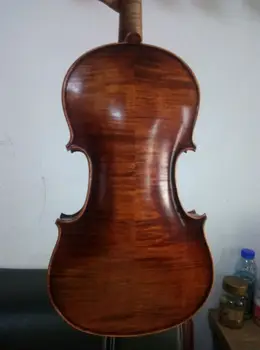 

Baroque violin full hand made flamed maple back 4/4 violin special fingerboard NO4