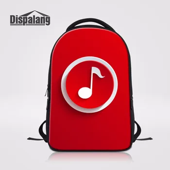 

Dispalang Fashion College Laptop Back Pack Musical Note Prints School Backpack Bag School Bagpack For Teenager Girls School Bag