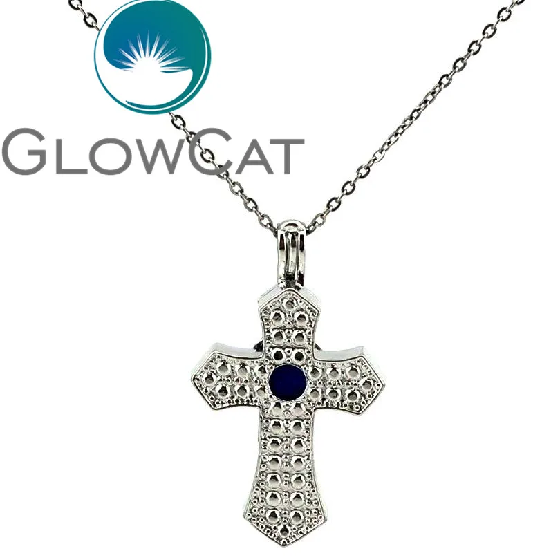 Серебряные бусины-кресты GLOWCAT KK635 распылитель эфирного масла ароматическая
