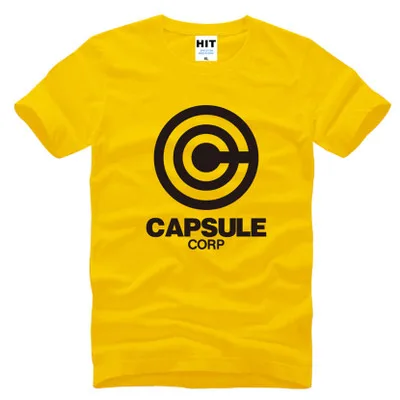 

New Dragon Ball Z t-shirt Capsule Anime Cartoon men t shirt summer cotton Tees Tops