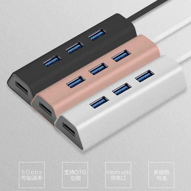 Cheap High Quality Acasis HS0063 Aluminum Super Speed 5Gbps USB 3.0 HUB Splitter Adapter Mini Computer Accessories 4 Ports HUB 200cm Cheap High Quality Acasis HS0063 Aluminum Super Speed 5Gbps USB 3.0 HUB Splitter Adapter Mini Computer Accessories 4 Ports HUB 200cm