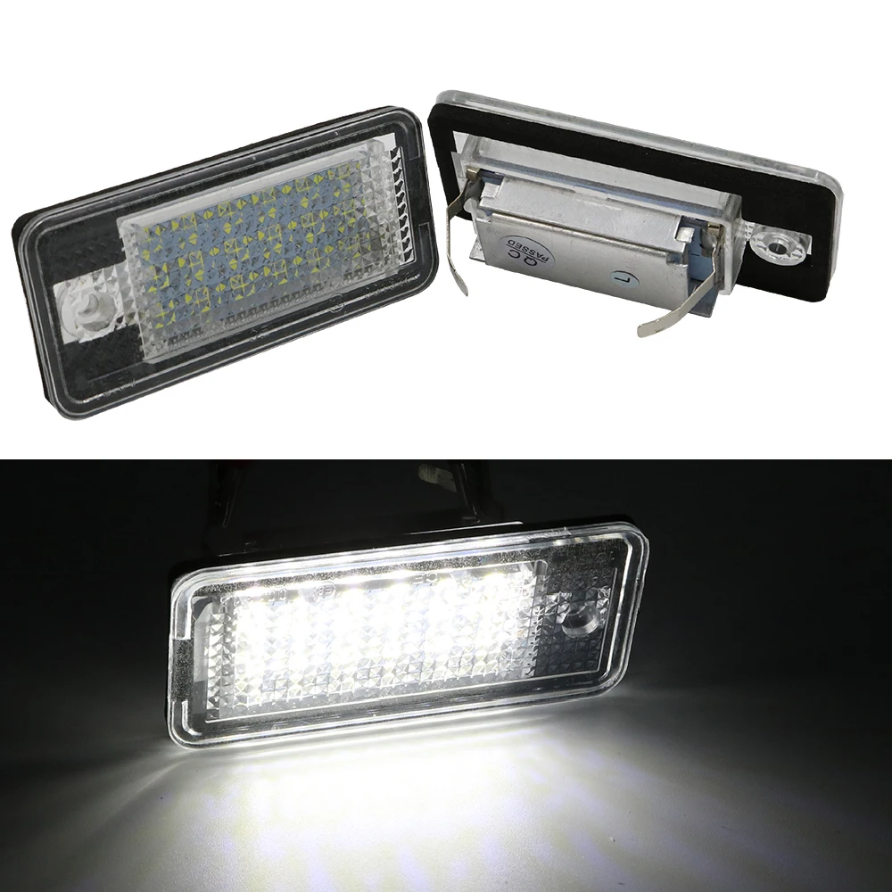 audi a4 b7 led number plate lights