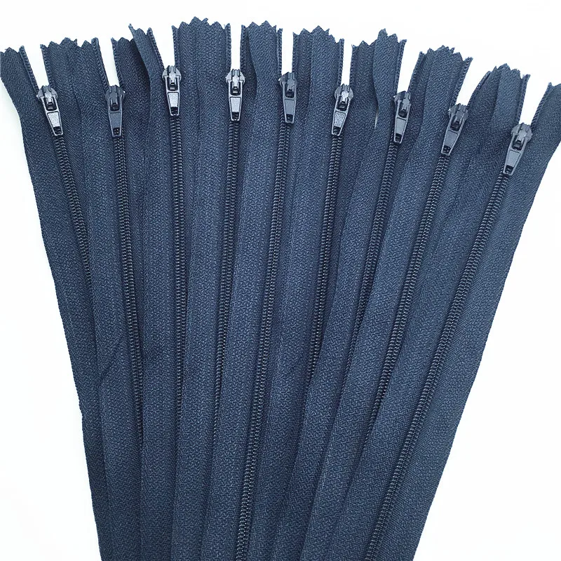 10pcs navy color 3# 15/20/25/30/35/40/45/50/55/60CM (6 24inch) Closed Nylon Coil Zippers Tailor Sewing Craft|coil zipper|nylon coil zipperszipper craft - AliExpress