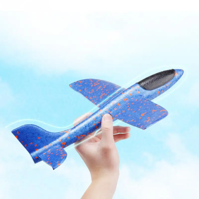 49 см мини-пенопласт летающий самолет ручной запуск бесплатно летающий самолет ручной бросок самолет игрушки-головоломки для детей