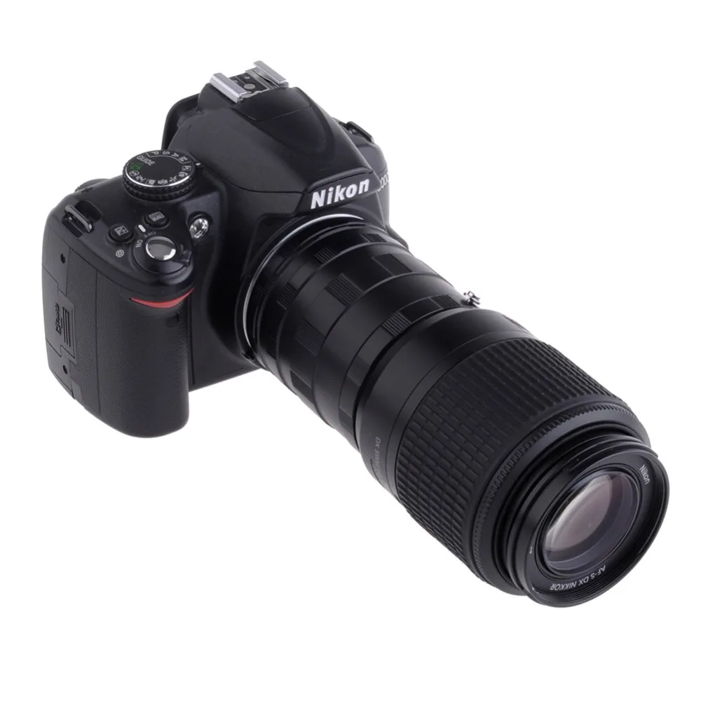 Макрокольцо расширения Neewer для Nikon D7100 D7000 D5200 D5100 D5000 D3200 D3100 D90 D80 D70 D300 D200 D100