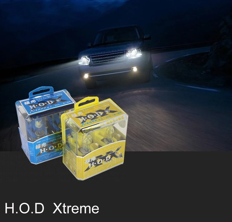 H11 High+Low Beam Super White 5000K Xenon Halogen Headlight Replacement Bulb X2