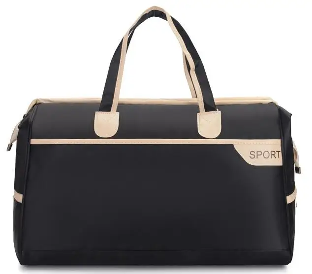 Многофункциональная Мужская простая нейлоновая сумка для багажа, портативная большая Вместительная дорожная сумка, повседневная Водонепроницаемая короткая дорожная сумка L494