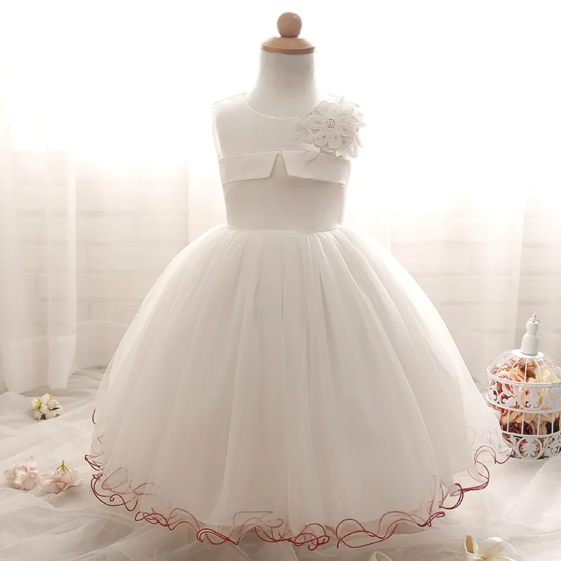 white dress for 1 year old baby girl