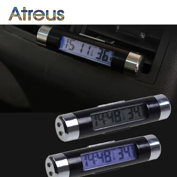 

Atreus Car Air Outlet Thermometer Electronic Clock Backlit For Mercedes Benz W204 W203 Ford Focus 2 3 Fiesta Citroen C4 C5 C3
