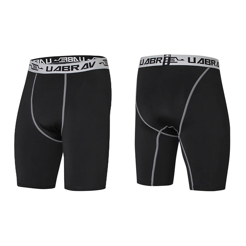 Quick Dry Compression Shorts Men Sports Leggings Fitness Tights Running Bodybuilding Gym Sweatpants Training Short Pants Jogger