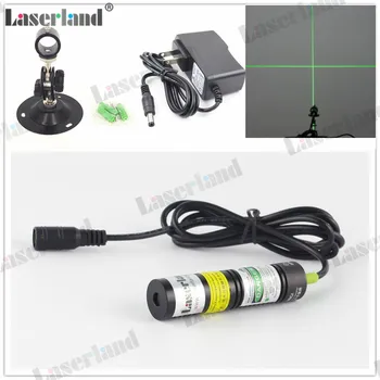 

532nm 50mW Green Laser Cross Module Locator for Cutting Machine +adapter +mount