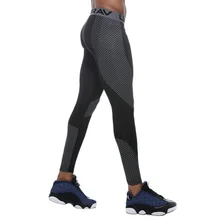 Для мужчин Спортивные леггинсы Колготки Спортивная Йога Мотобрюки плюс Размеры Фитнес сжатия сексуальные тренажерный зал Брюки для девочек