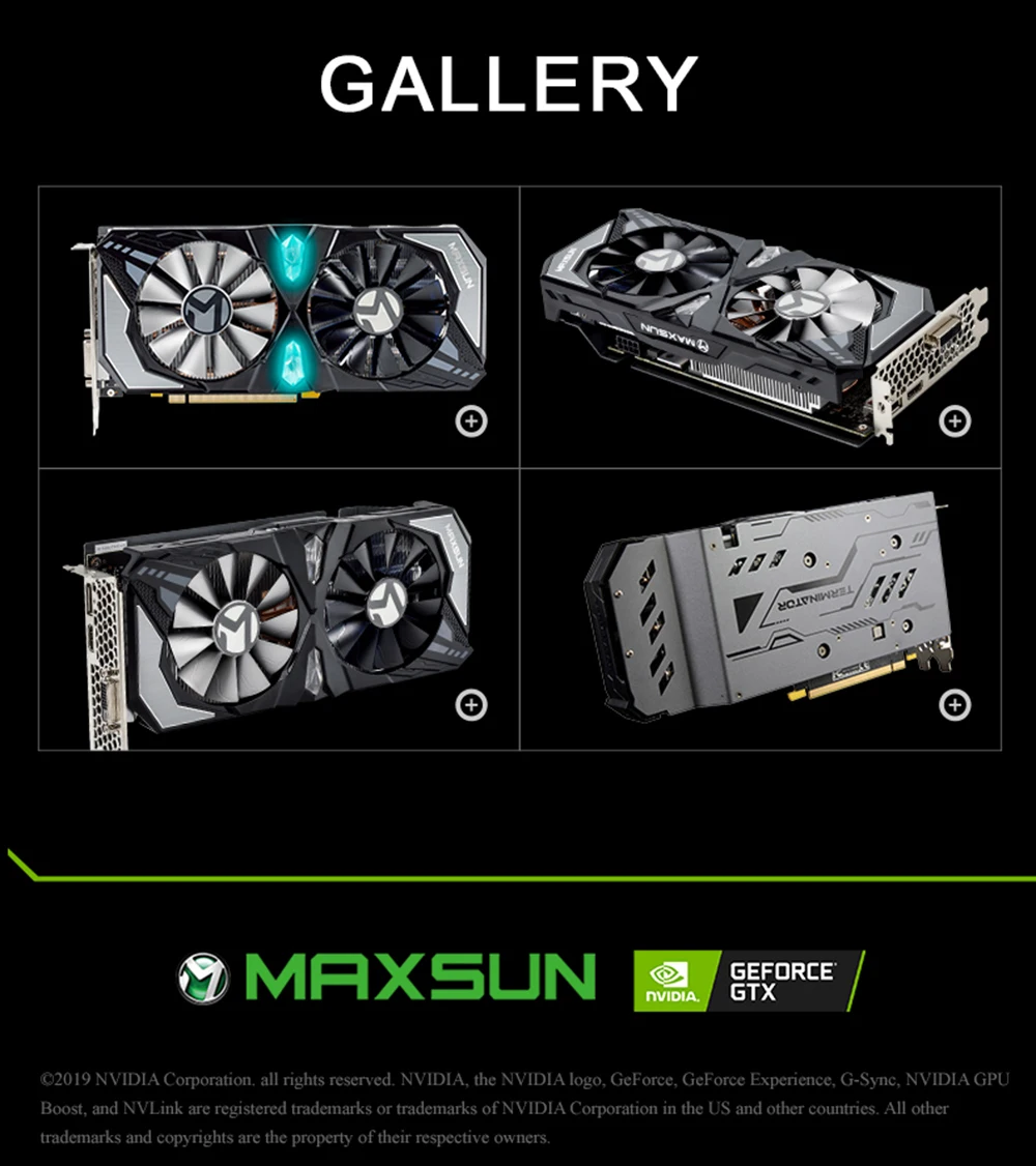 Видеокарта MAXSUN GTX 1660Ti Terminator 6G NVIDIA GDDR6 192bit 12000MHz 1500MHz HDMI+ DVI 12nm 1536 шт GTX1660Ti