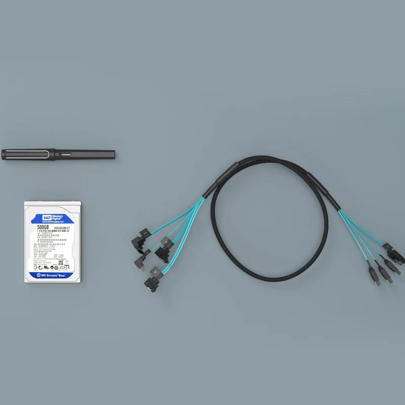 ORICO оригинальный SATA3.0 четыре набора SATA кабель для передачи данных SAS