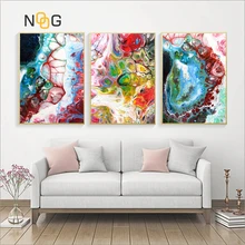 NOOG Abstract Art Canvas Poster Art Landscape Oil painting Color Bubble  Print Colorful Wall Picture Living Room Home Decor