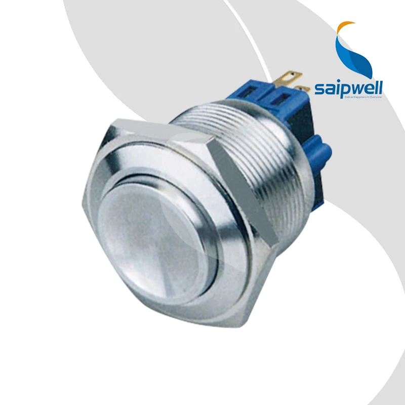 Self lock Type 25mm Push Button Switch / High Flush Head Stainless