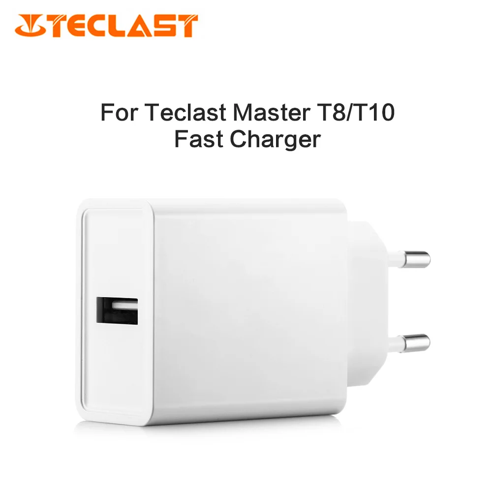 

Original Teclast APS - KI018WE - G Fast Charger White minimalist EU Plug for Teclast Master T8 / T10 White Minimalist Design