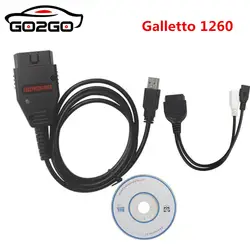 Galletto 1260 FTDI чип EOBD ЭБУ программист читать писать автомобиль устройство для перепрограммирования ЭБУ работает для мульти-автомобиля OBD OBDII