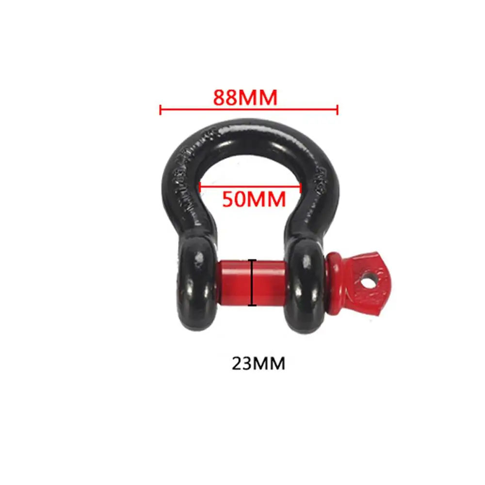 5/" D Скоба+ Скоба изолятор для буксировки восстановление 3,25 тонн буксировочный ремень Скоба для Jeep Wrangler 4x4 внедорожные аксессуары - Название цвета: 23MM