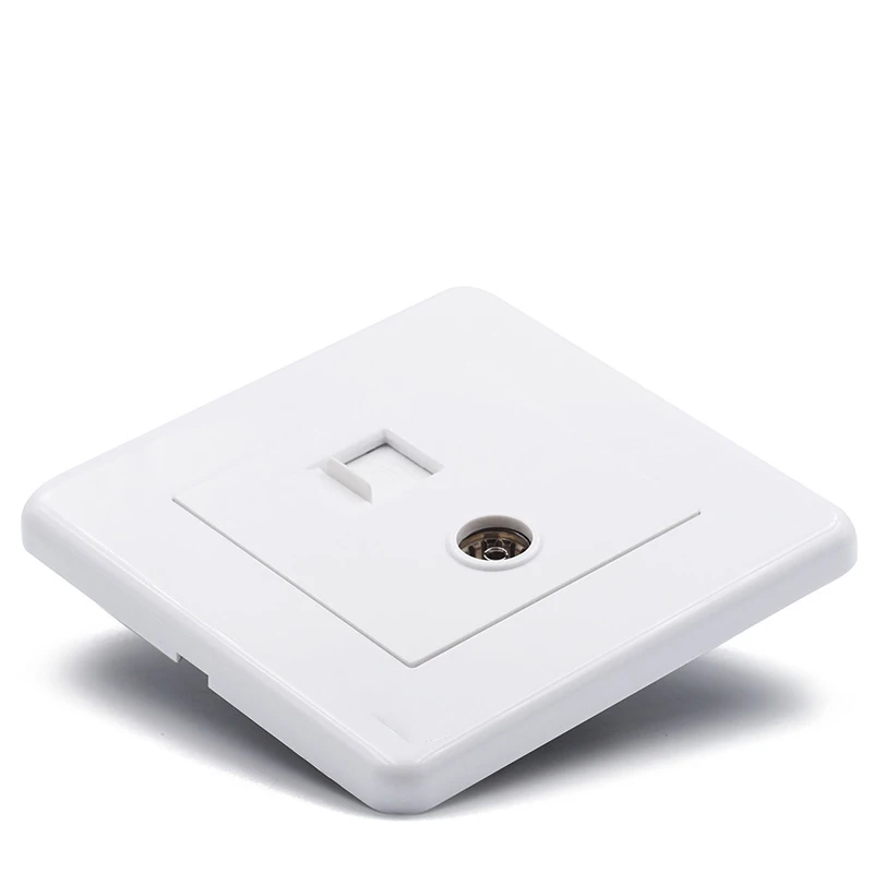 White PC RJ11 + TV Wall Panel pic 4