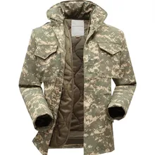 M65 военная тактическая куртка для мужчин ветровка куртка с внутренней большой ярды Полевая куртка Военные Вентиляторы зимняя куртка