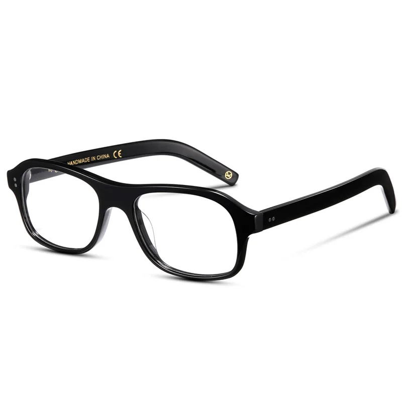 Винтажные качественные ацетатные очки KMAN в классической оправе kingsman стиле