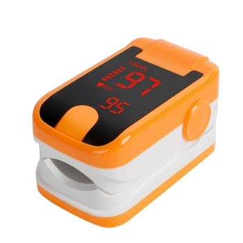 

1 PCS Orange Portable LED Finger Tip Pulse Oximeter Blood Oxygen SpO2 PR Monitor 8C1