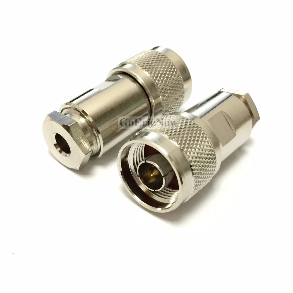 1 шт. RF коаксиальный N штекер для RG58 RG142 RG223 Кабельный разъем|Соединители| |