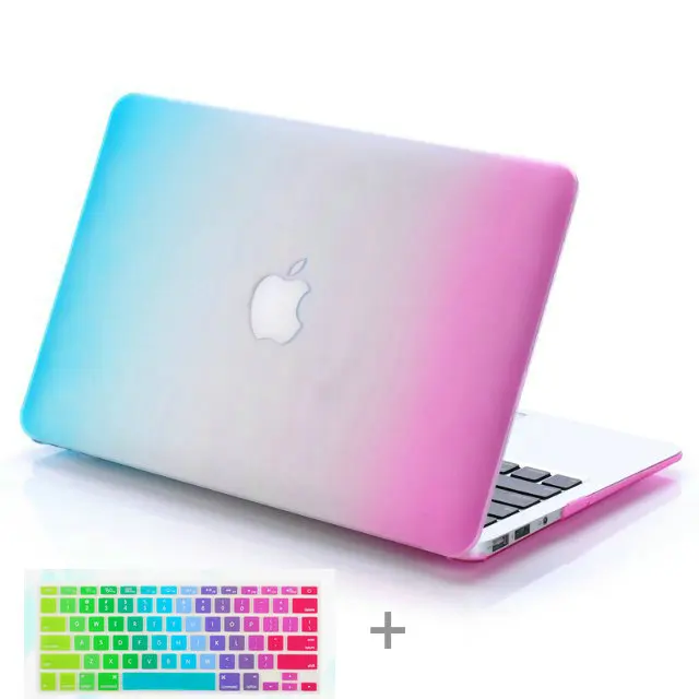 MacBook Pro 13 15 with Retina Display HQF Multi-Color Keyboard Skin Multi-Color Silicone Rubber Keyboard Cover Skin Stickers Protector for MacBook Air 13