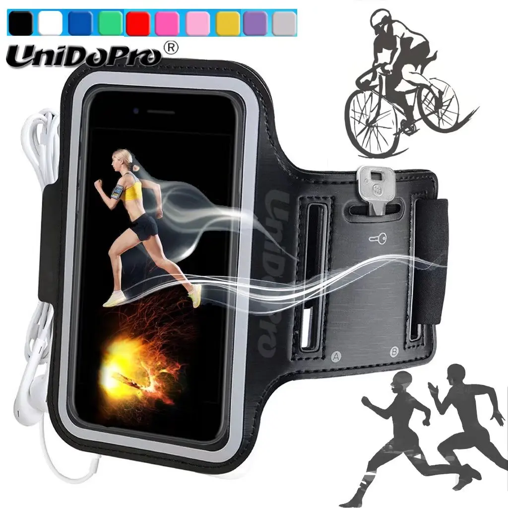 

Phone Bag Case for Oukitel Mix 2 , K8000 , K5000 Running Cycling Arm Band PU Leather Waterproof Cover Capa