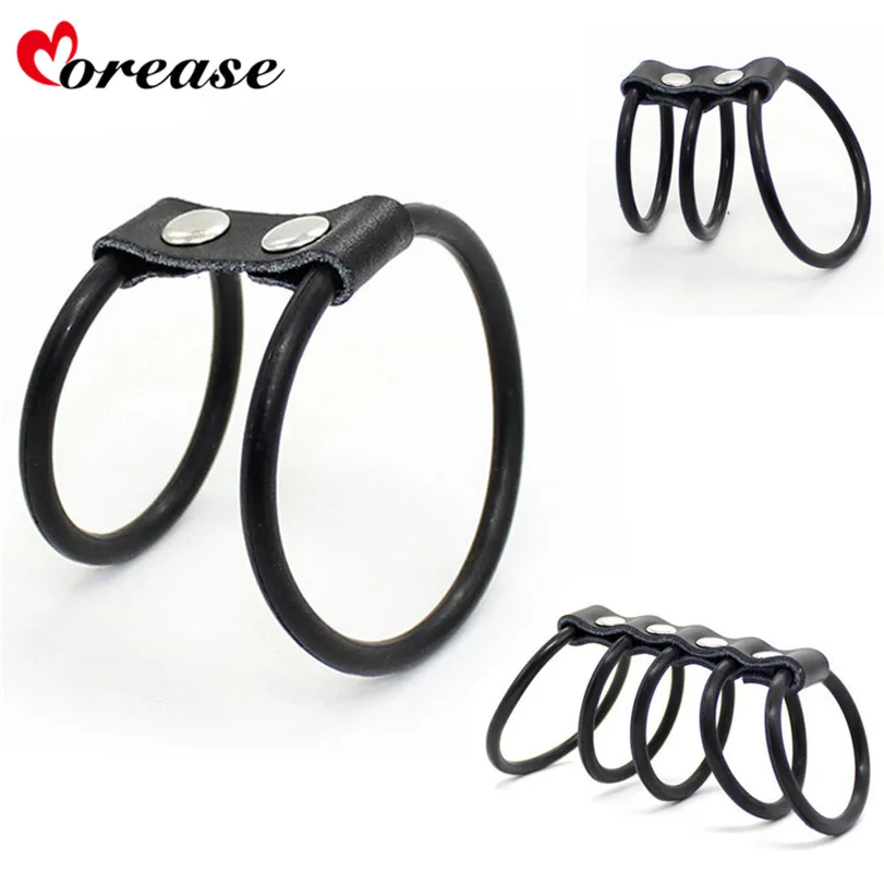 Morease 235 Silicone Penis Ring Cock Rings Delaying Ejaculation