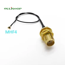 SMA гнездо переборка к IPX IPEX U. FL MHF4 RF Pigtail Соединительный кабель для PCI WiFi карты беспроводной маршрутизатор 0,81 мм Rocheuk