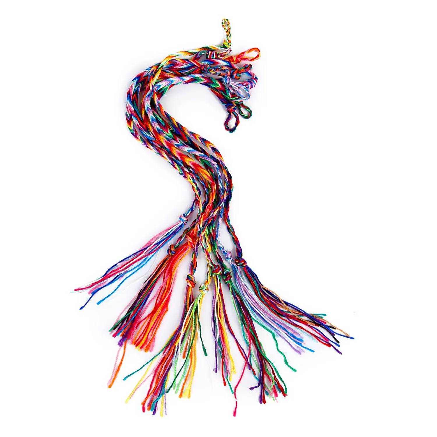 

9pcs Braided Woven Threaded Friendship Bracelets Ankle Bracelet Party Favor Jewelry