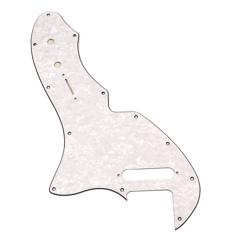 Защитный Щиток из музиклов для гитары Thinline Telecaster 4 слоя белый жемчуг ПВХ Маркер