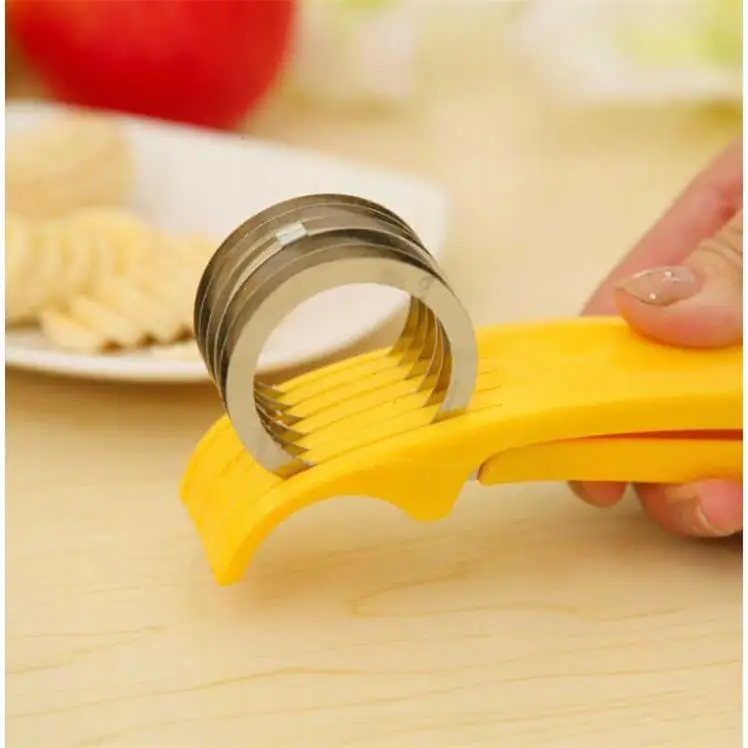 Кухня инструменты Банан Slicer гаджеты клубника стволовых Remover яйцо резак DHL FedEx