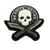 Tactical Patches No Knife No Life SKULL PVC 3D Military Tactical Patch badge applique EMBLEM ► Photo 2/6