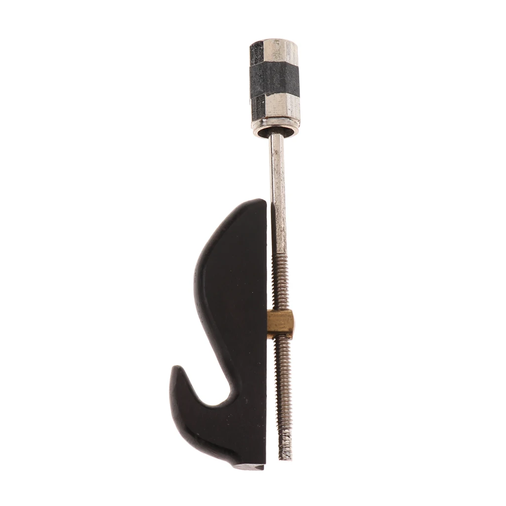 Black Sandalwood Erhu Bow Hook Screw Head Adjustable Tool for Erhu Players Black Sandalwood Erhu Bow Hook  