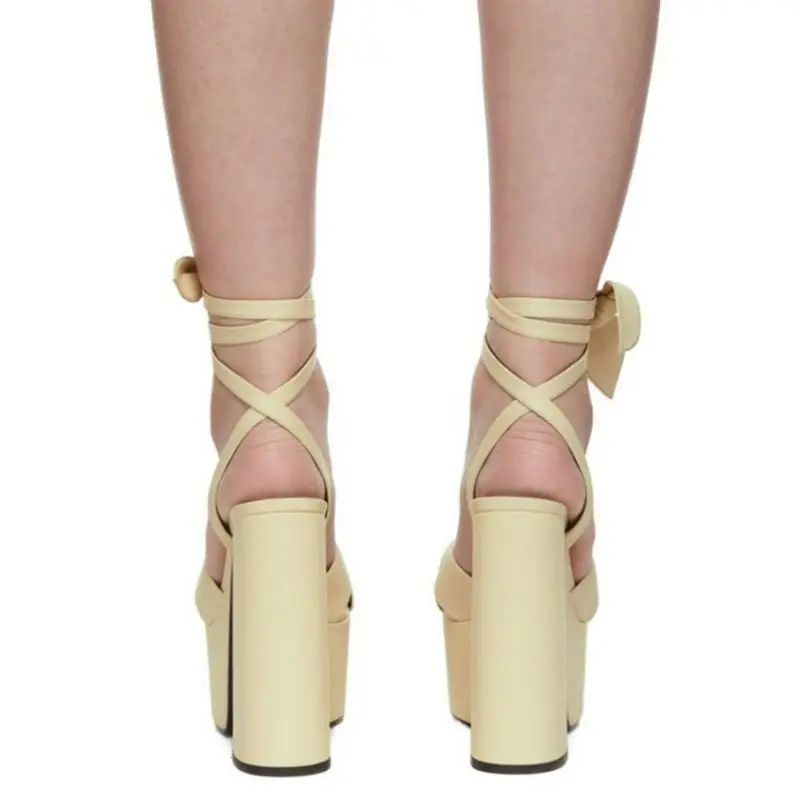 Coolcept босоножки на очень высоком каблуке; Новая Брендовая обувь на платформе в европейском стиле; женская летняя обувь для подиума с ремешком на щиколотке; размеры 34-43