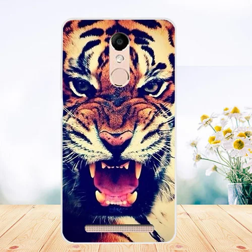 b024 Силиконовый чехол для Micromax Q4260 чехол s Мягкий ТПУ Тигр филин Роза узор окрашенный Чехол Для Micromax Juice Q4260 - Цвет: b024