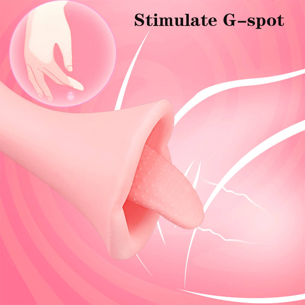 G Spot Clitoral Stimulation Vibrator For Women Adult Sex Toys USB Rechargeable Powerful Nipples Vagina Clitoral Tongue Vibrator (5)
