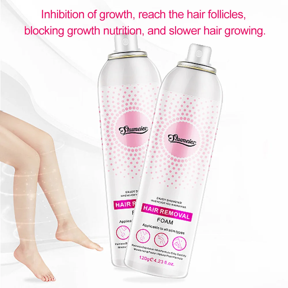 Shumeier Painless Hair Removal Cream Mousse Spray Foam Bikini Hand