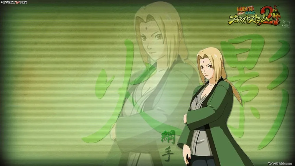 

Anime Naruto Tsunade Long Golden Hair Synthetic Cosplay Wigs + Wig Cap