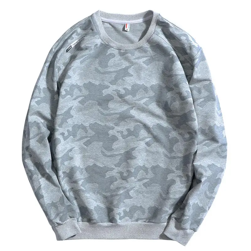 Камуфляжный худи мужской одежды весна осень уличная одежда толстовки скейтборд пуловер Мужской размера плюс L-7XL 8xl 9XL 10XL - Цвет: Camouflage Gray