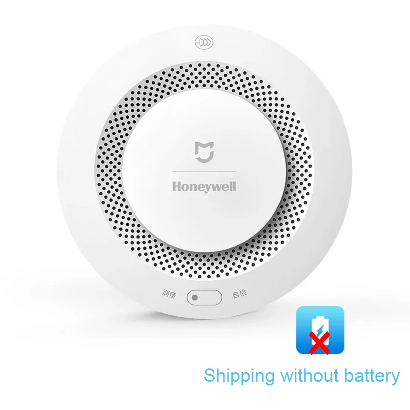 Xiaomi Mijia Honeywell пожарная сигнализация детектор дыма Дистанционная сигнализация прогрессивная звуковая сигнализация работает с Xiaomi шлюз дистанционного управления A - Цвет: without battery