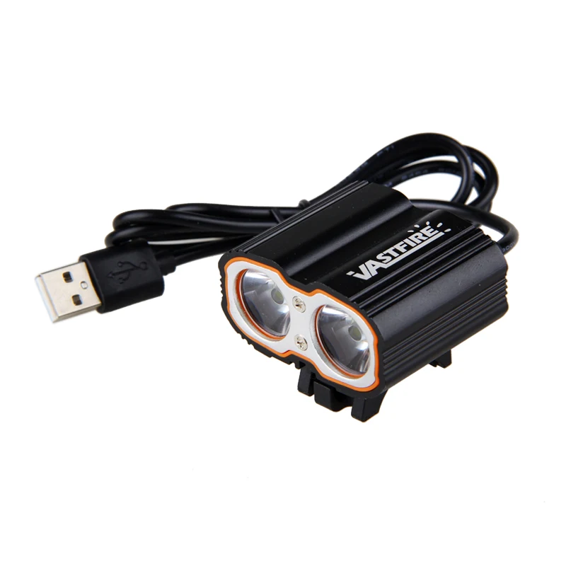 Front Bike Lamp 8000LM 2X XM-L T6 LED Cycling Headlights Bicycle Light Bike Headlamp USB 5V Port MTB Riding Lights