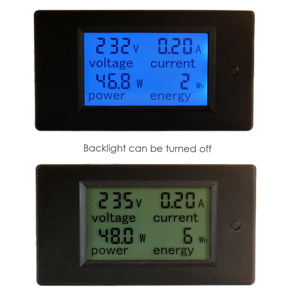 

4 in 1 LCD Panel Digital Voltage Meter Voltmeter Ammeter AC 260V Panel Amp Volt Current Meter Tester with Current Transformer CT