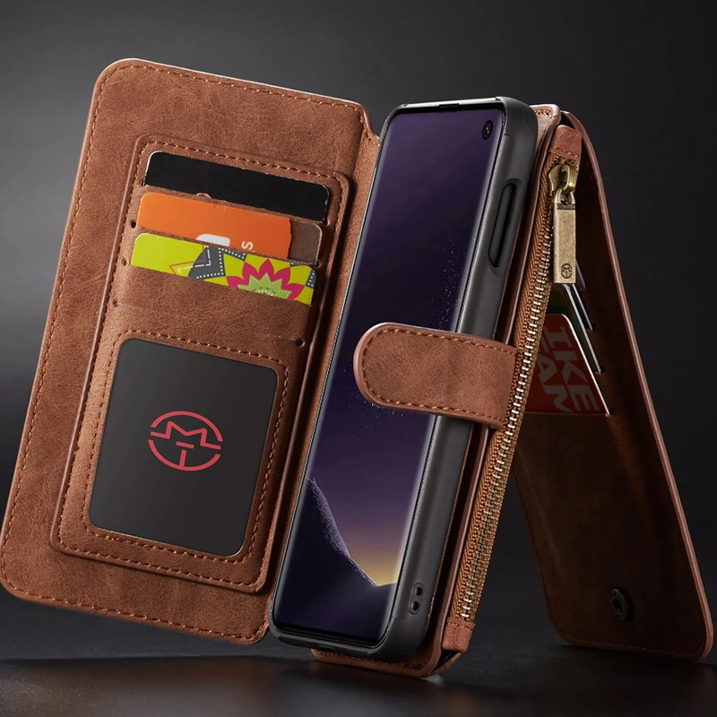 Multi Functional Leather 14 Card Slots Wallet Cover Case For